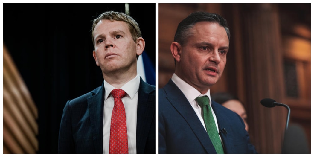 Chris Hipkins and James Shaw.