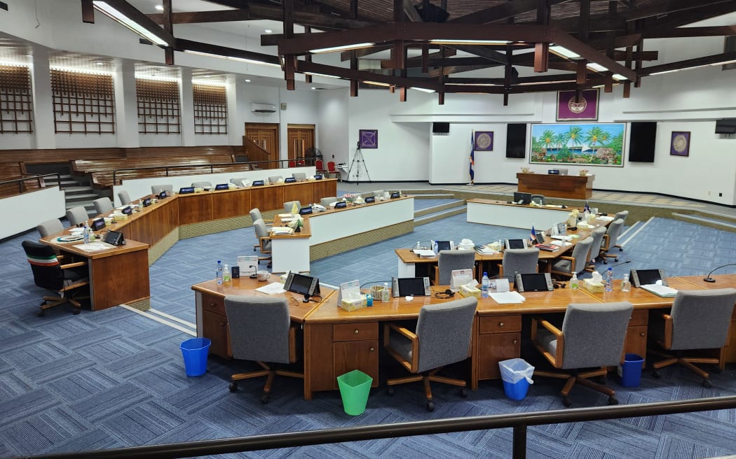 Inside Nitijela, Marshall Islands Parliament