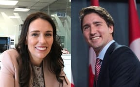 Jacinda Ardern and Justin Trudeau.