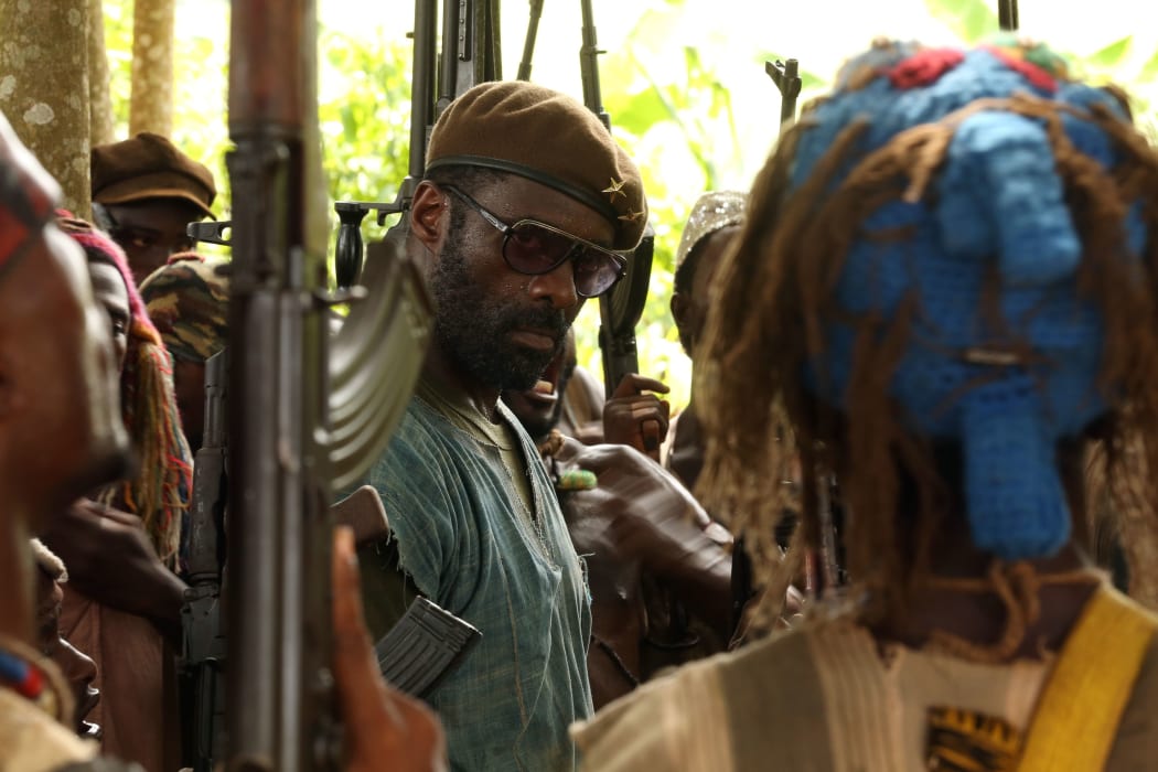 Idris Elba as Commandant in Cary Fukunaga's feature film Beasts of No Nation