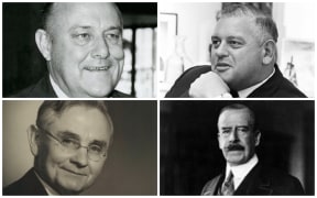 The study looked at four former New Zealand prime ministers: Robert Muldoon (top left), Norman Kirk (top right), Michael Joseph Savage (bottom left) and Joseph Ward (bottom right).