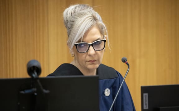 Survivors of the March 15th Terror attack in Christchurch have spoken today at the Christchurch Court. Pictured: Coroner Brigitte Windley

02 November 2023 New Zealand Herald Photograph by George Heard