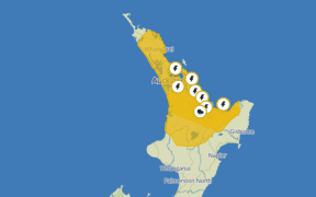 MetService issued a thunderstorm watch for parts of the North Island on Christmas Day.