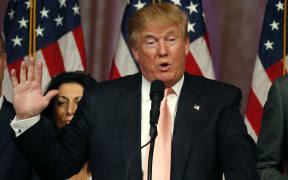 Republican presidential candidate Donald Trump