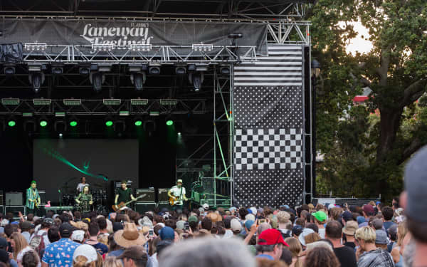 Slowdive playing Laneway Festival 2018 in Auckland's Albert Park