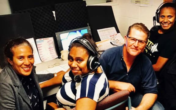 Adele Willie and Jennesa Hinge Moli from Vanuatu and Lavenia Yalovi from Fiji will commentate for FIFA at the Women’s World Cup.