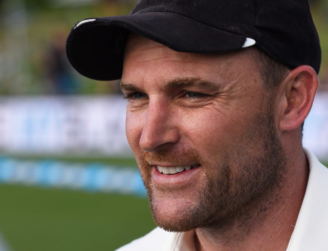 Brendon McCullum. New Zealand Black Caps v Australia. Day 1, 2nd test match, Hagley Oval in Christchurch, New Zealand. Saturday 20 February 2016.