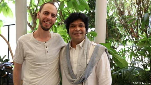 Bernhard Schimpelsberger and Rakesh Chaurasia in Bonn
