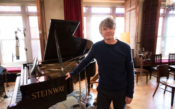 Neil Finn at Roundhead Studios.
