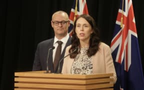 David Clark and Jacinda Ardern on the nurse pay settlement.