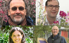 Clockwise from top left: Brian Boyd, Nick Albert, David Tipene Leach and Maria Bargh have all won awards in the 2020 Research Honours.