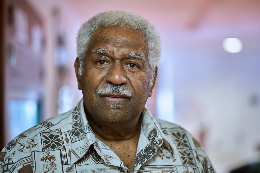 President of the Congress of new Caledonia, and leader of the Union Caledonienne (UC), Roch Wamytan. September 22, 2020.