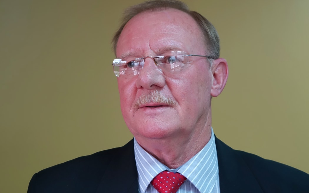 Fiji's police commissioner Bernadus Groenewald. Appointed in May 2014.