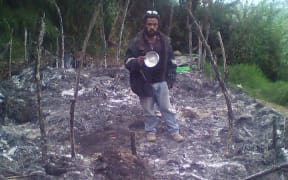 The aftermath of the Porgera fire.