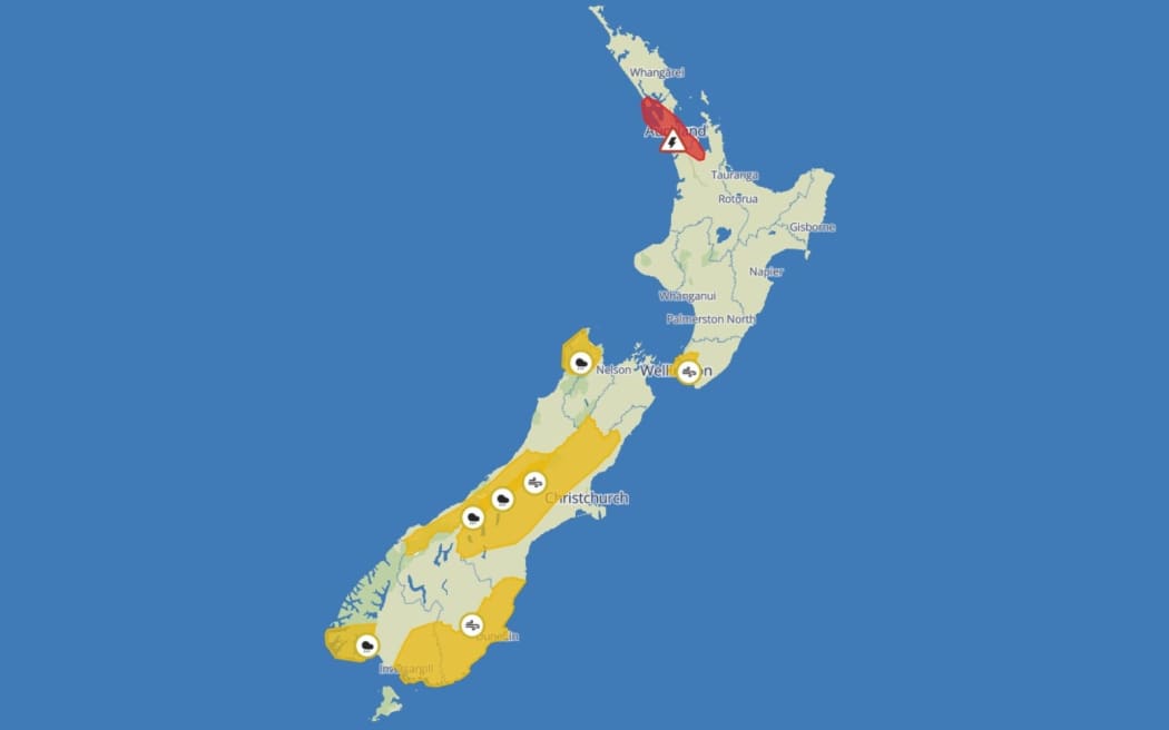 Weather warnings on 30 November 2025
