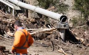 Gisborne's main water pipe has been significantly damaged during Cyclone Gabrielle, forcing the city into a water crisis. Contributing to the issue was forestry waste washing down from the council’s own plantation.