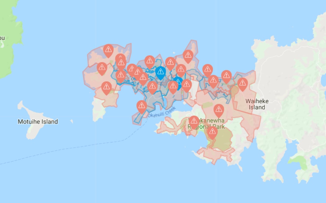 Internet has been cut for thousands of Chorus customers on Waiheke Island.