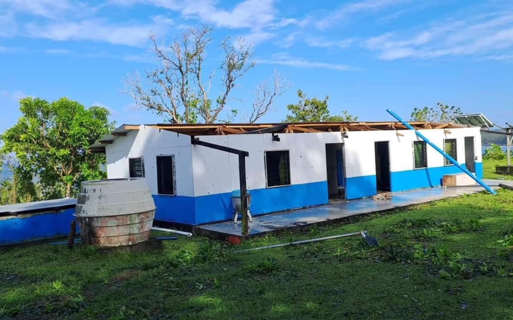 Cyclone Lola damage West Ambrym, on Ambrym island in Vanuatu
