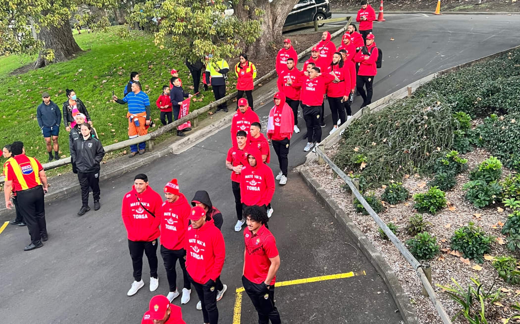 Mate Ma'a Tonga arrive in Otahuhu