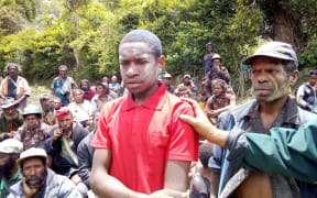 Taunda Mope,15yr old Grade 4 student who lost his parents and four siblings along with four other relatives to the earthquake in Hela province.