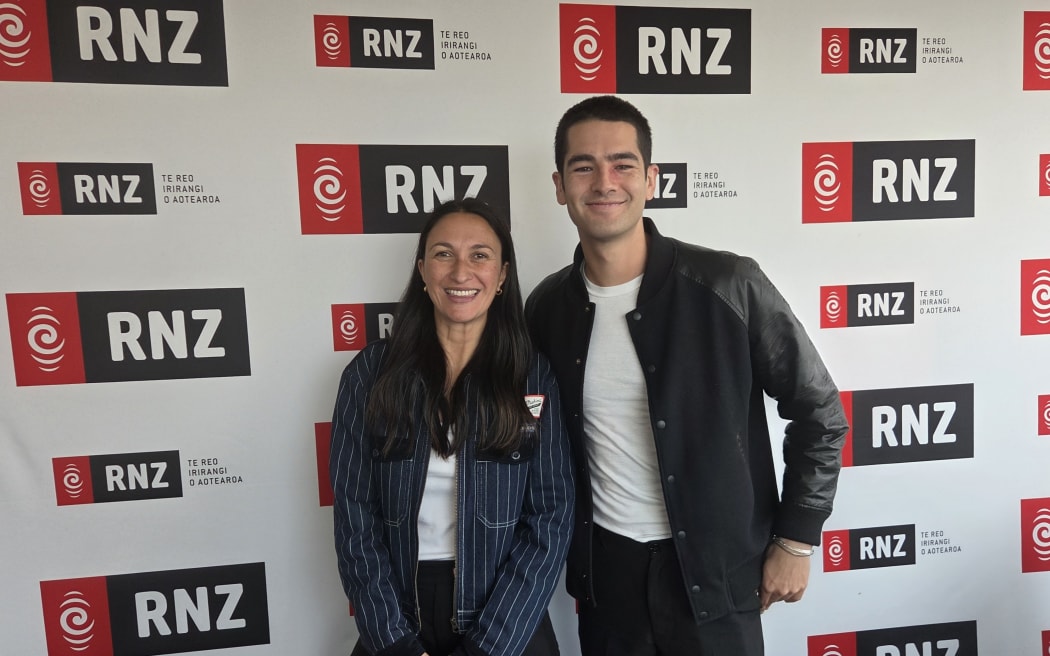 Kara Rickard and Harper Finn