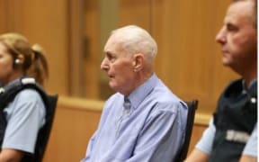 John Salter appears in Hamilton High Court for sentencing of the murder of his wife Jean.
MARK TAYLOR / STUFF