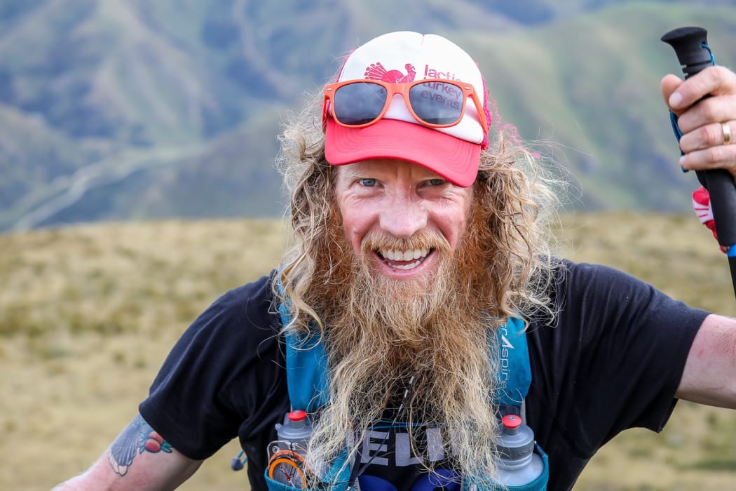 Aucklander Shaun Collins -- aka the ''Running Beast' -- is running around the residential perimeter of Auckland.