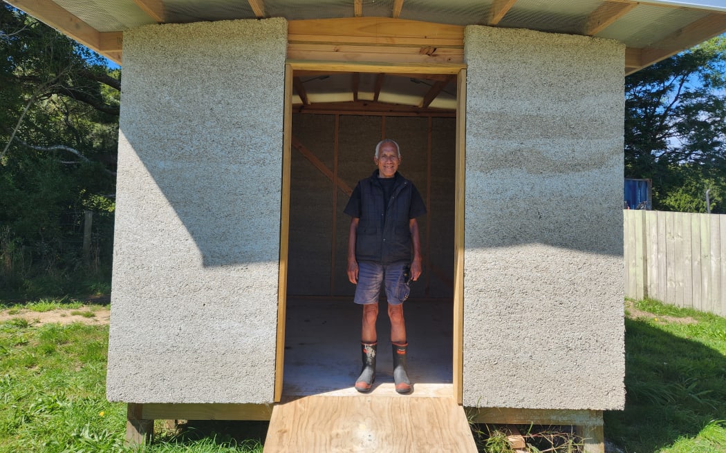 The hempcrete unit will  create a stable dark environment for kūmara storage