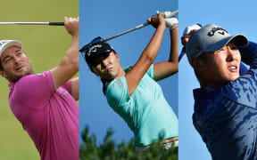 Ryan Fox, Lydia Ko, Danny Lee