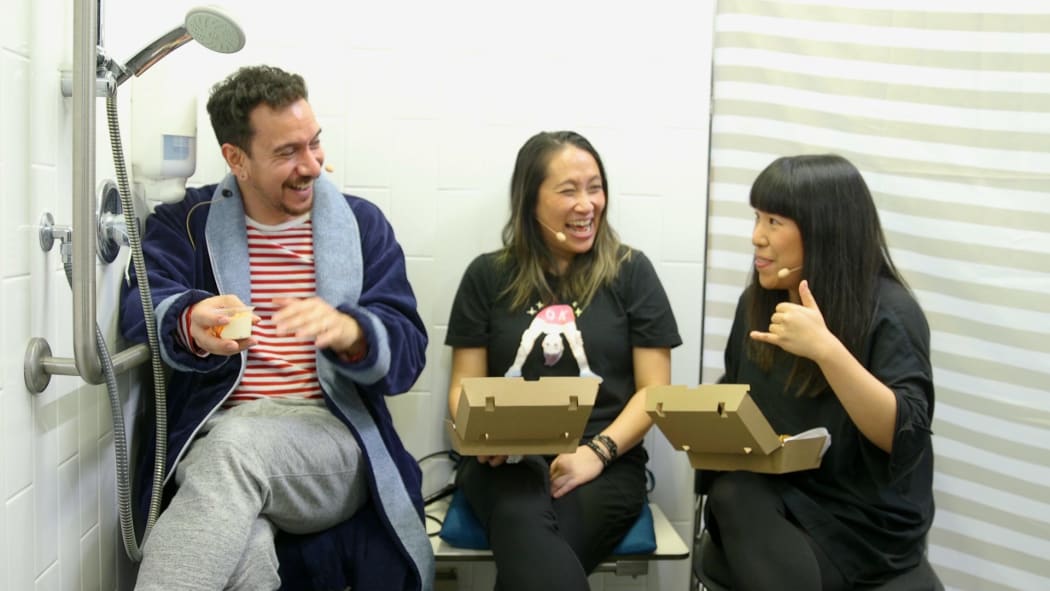 Roseanne Liang and Perlina Lau.