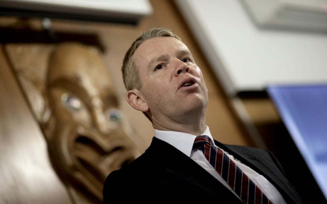 Chris Hipkins at Ngāti Hine Health Trust in Kawakawa on 28 September, 2023.