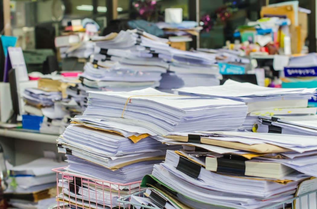 Office full of documents