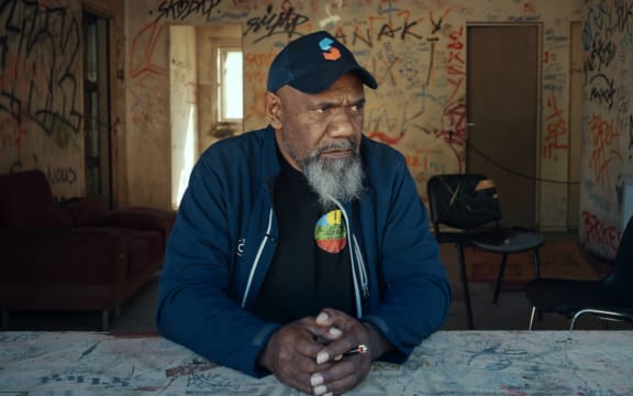 Kanak community leader Jean Baptiste appears in the first episode of the Al Jazeera doco series Fight for the Pacific.