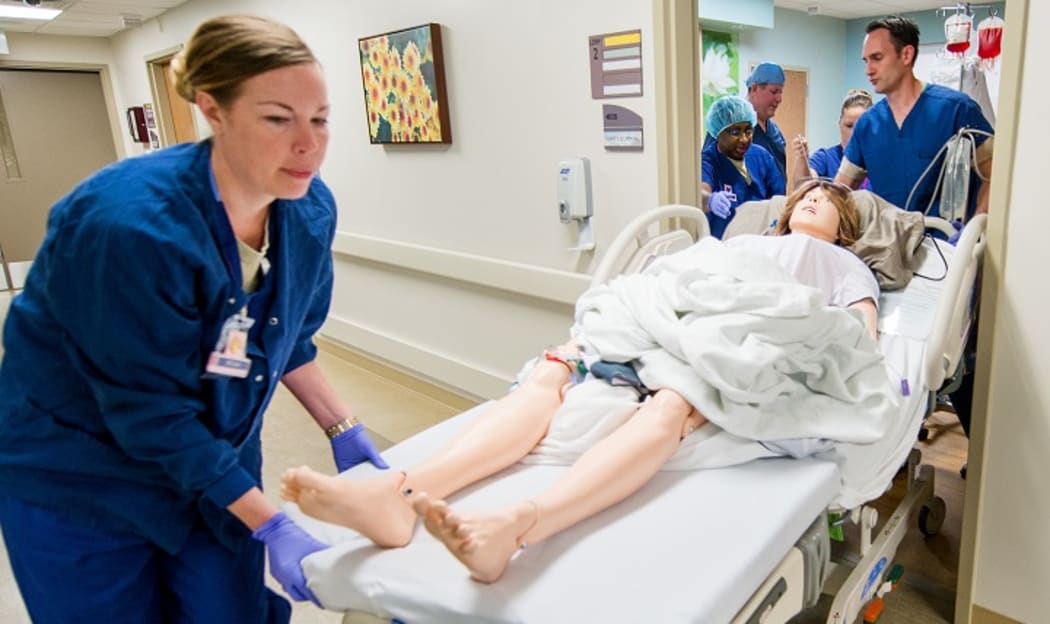 A US Airforce simulation for trainign fo medical staff