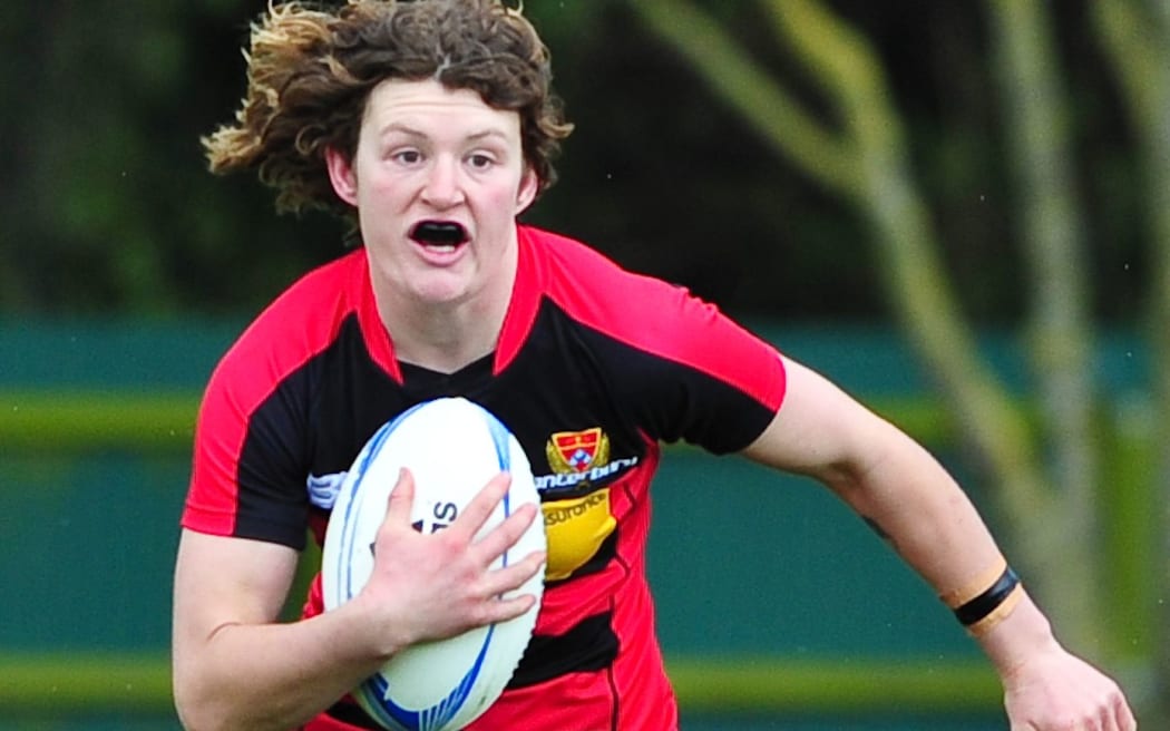 Zoey Berry in action for Canterbury in 2012.