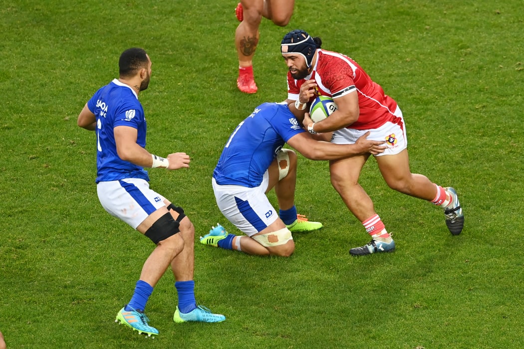 Replacement hooker Jay Fonokalafi scored a try on test debut.