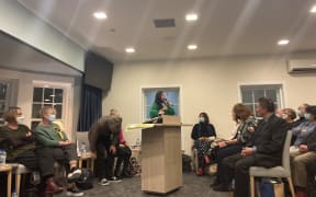 Local council election debate in Aro Valley held at a funeral home in Wellington.