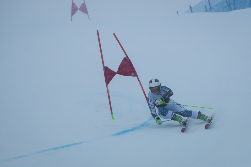 Alice Robinson was crowned National NZ Women’s giant slalom champion.