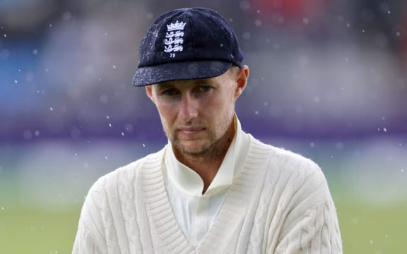 Captain Joe Root walks off in the rain just before play is abandoned for the day in the 4th Ashes Test Match between England and Australia at Old Trafford, Manchester on 4th September 2019.
Copyright photo: Graham Morris / www.photosport.nz
