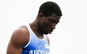 A young man in demand. Teenage sprint star Edward Osei-Nketia.