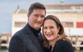TJ Mitchell and  Judy Melinek