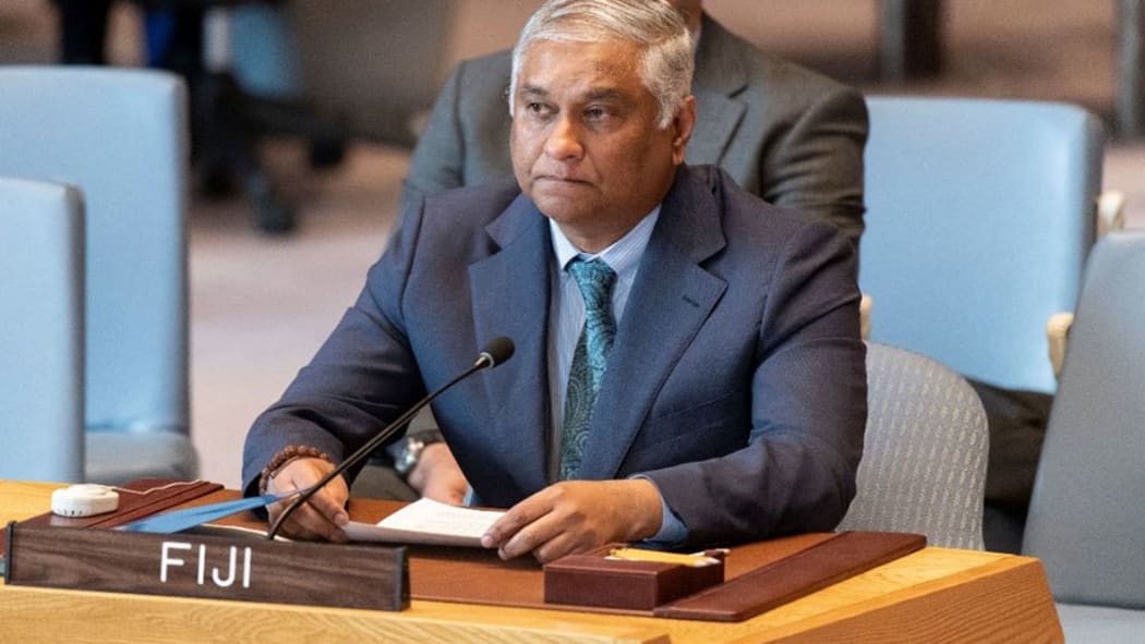 Fiji’s Permanent Representative to the UN, Dr Satyendra Prasad
