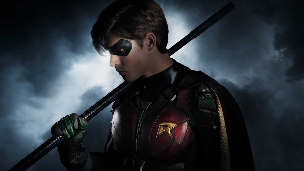 Brenton Thwaites as Robin/Dick Grayson in DC’s Titans on Netflix.
