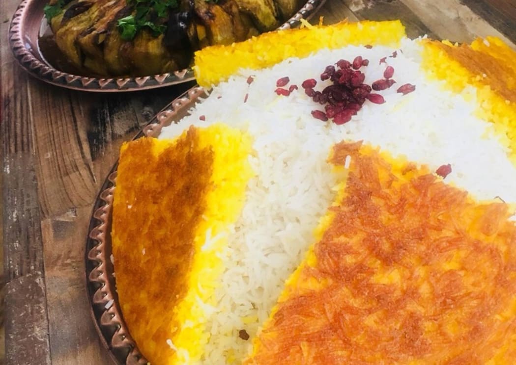 Iranian rice dish.