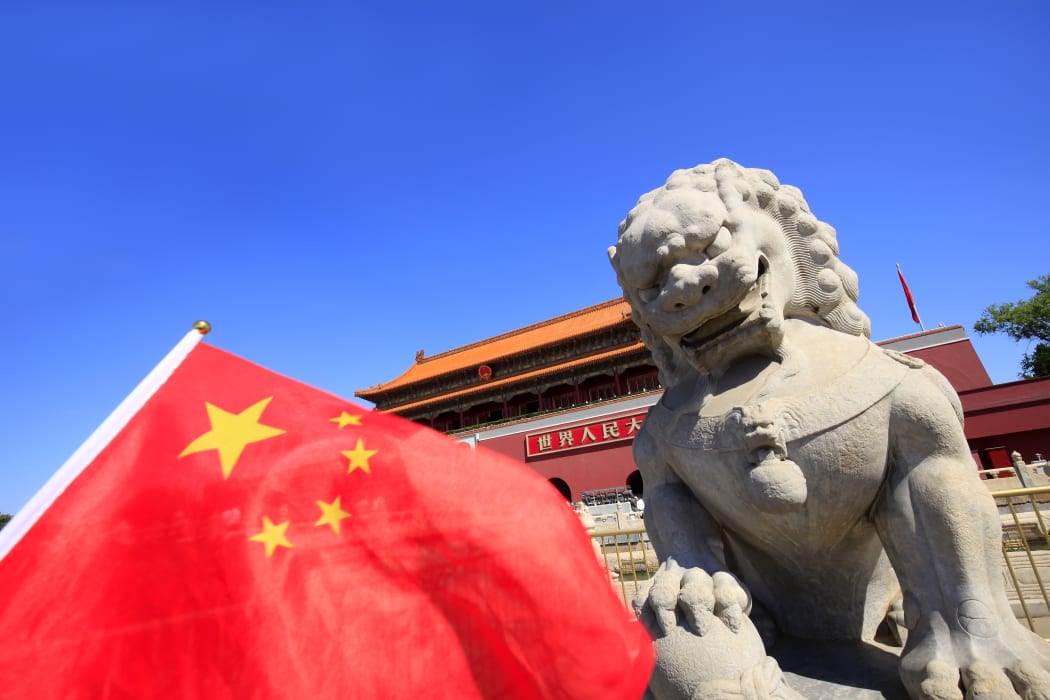 Tiananmen square in Beijing, China.