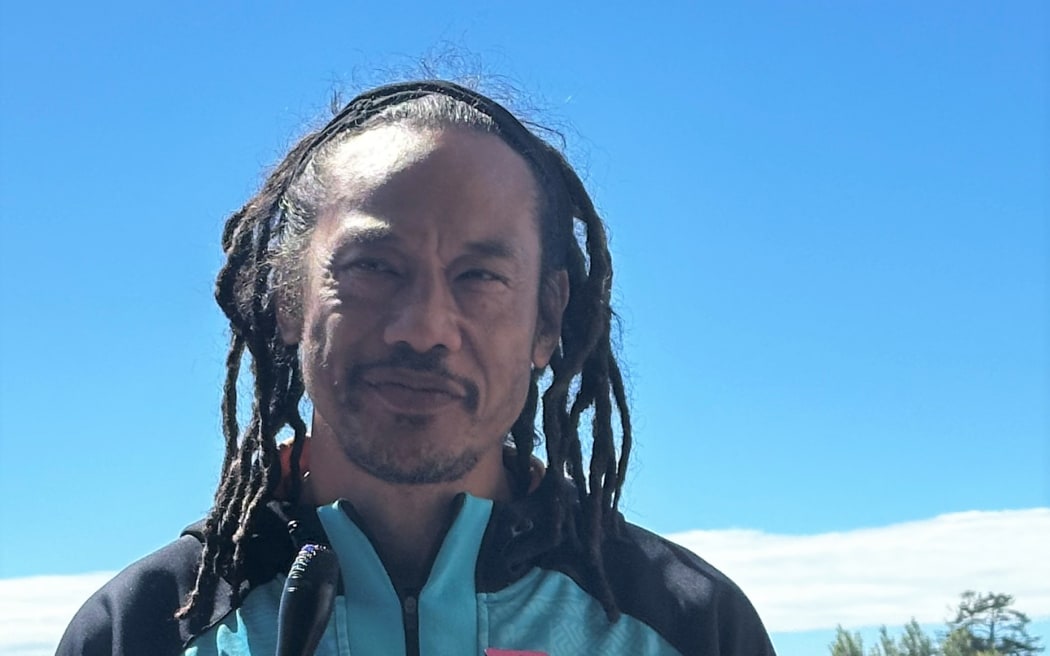 ana Umaga facing the media at the North Harbour Stadium on Thursday. Photo: Grace Fiavaai