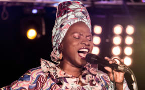 Angelique Kidjo live in Cotonou photographed by Marc Arthur Kidjo.