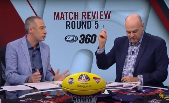 SEN presenter Gerard Whateley appearing on the fox Footy AFL show.