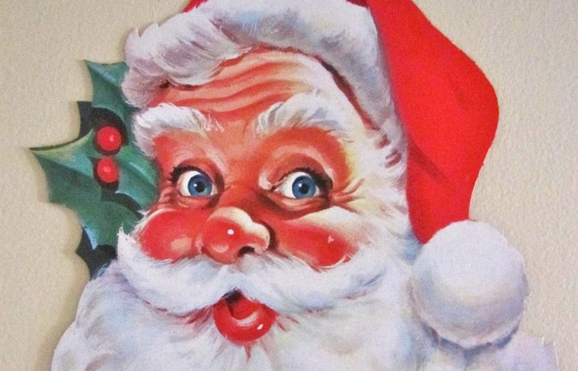 Biestle Santa Claus Face wall decoration