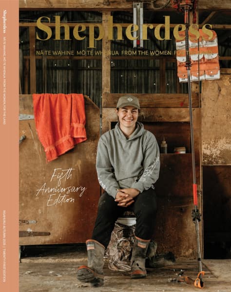 A recent cover of the Shepherdess magazine.